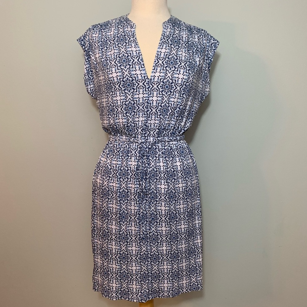 LOFT stretchy drawstring dress